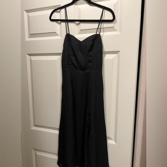 Commense Black Midi Dress NWT - Picture 5 of 6